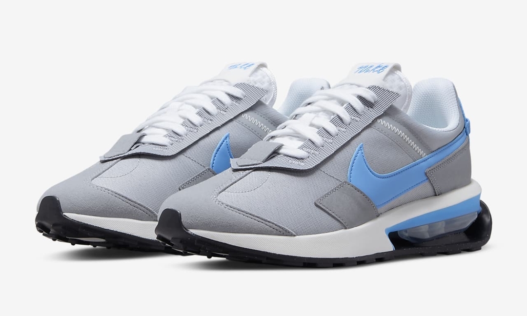 海外発売！ナイキ エア マックス プリ-デイ “ライトスモークグレー/ユニバーシティブルー” (NIKE AIR MAX PRE-DAY “Light Smoke Grey/University Blue”) [DH4638-002]