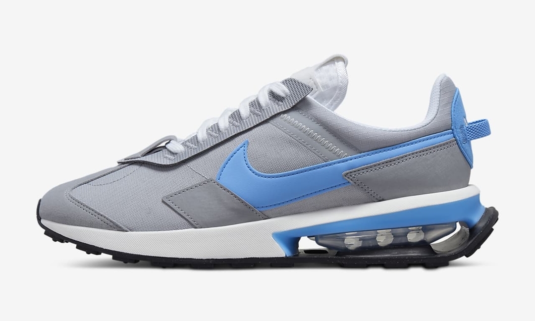 海外発売！ナイキ エア マックス プリ-デイ “ライトスモークグレー/ユニバーシティブルー” (NIKE AIR MAX PRE-DAY “Light Smoke Grey/University Blue”) [DH4638-002]