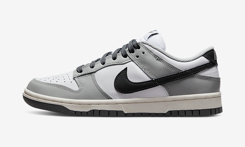 【国内 5/18 発売】ナイキ ウィメンズ ダンク ロー “ホワイト/ライトスモークグレー/ブラック” (NIKE WMNS DUNK LOW “White/Light Smoke Grey/Black”) [DD1503-117]