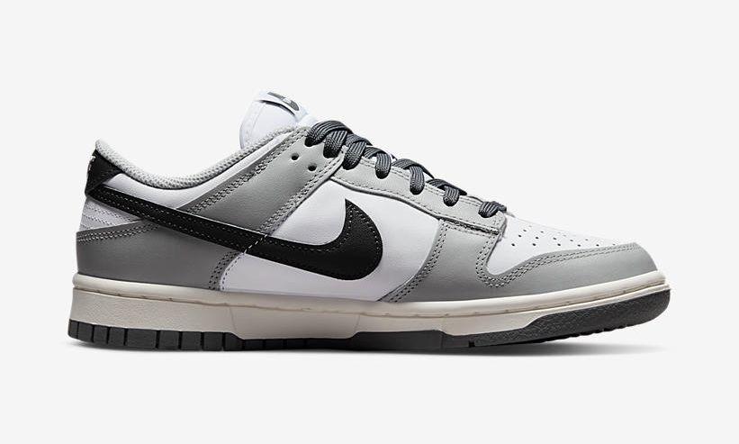 【国内 5/18 発売】ナイキ ウィメンズ ダンク ロー “ホワイト/ライトスモークグレー/ブラック” (NIKE WMNS DUNK LOW “White/Light Smoke Grey/Black”) [DD1503-117]