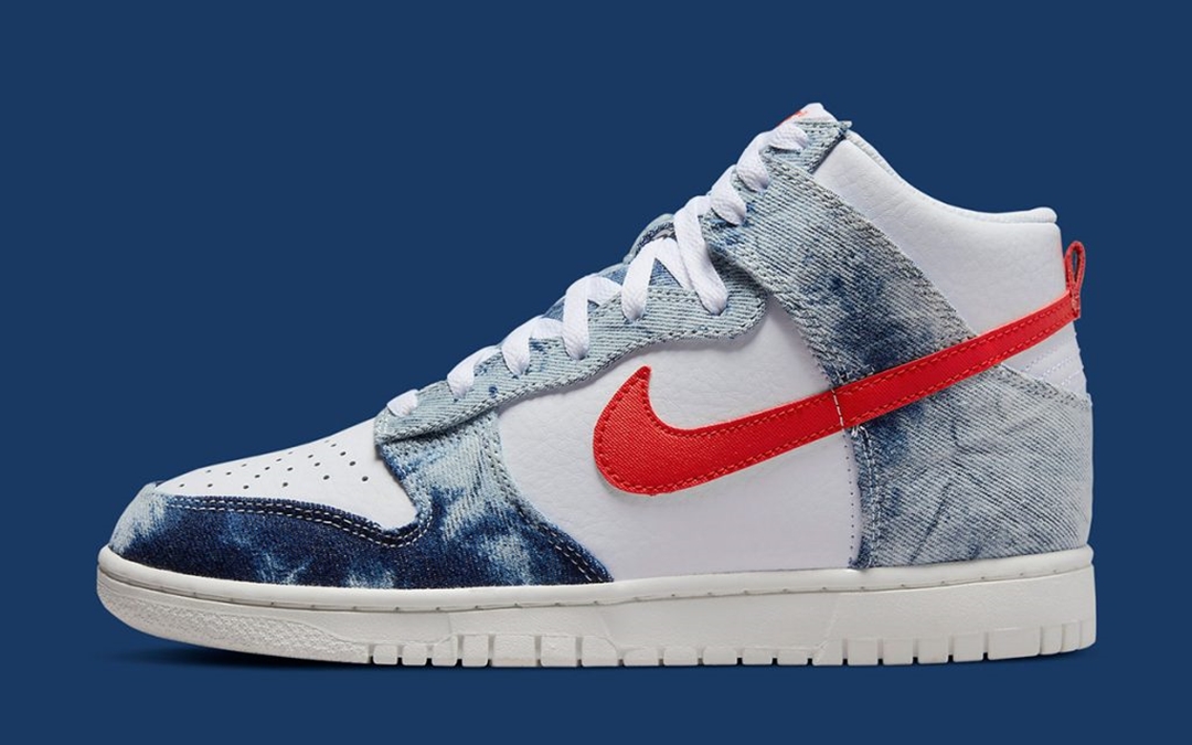 2022年 発売予定！ナイキ ダンク ハイ “ウォッシュドデニム” (NIKE DUNK HIGH “Washed Denim”) [DV2181-900]