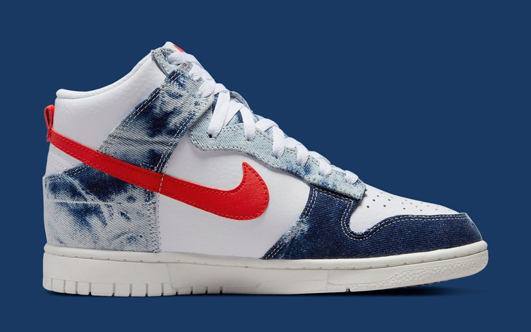 2022年 発売予定！ナイキ ダンク ハイ “ウォッシュドデニム” (NIKE DUNK HIGH “Washed Denim”) [DV2181-900]