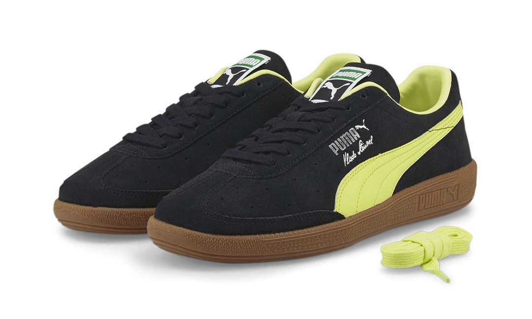 3/23 発売！PUMA VLADO STENZEL SUEDE "Puma Black/Lemon Sherbert" (プーマ ヴラド シュテンツェル スエード "ブラック/レモンシャーベット") [383405-02]