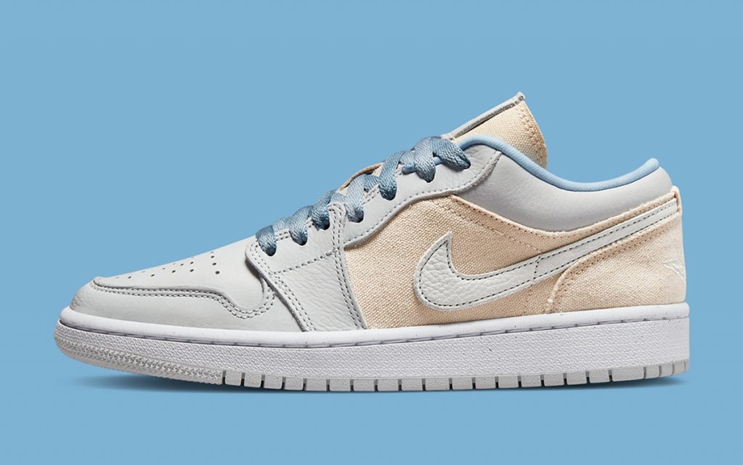 【国内 7/1 発売】ナイキ エア ジョーダン 1 ロー “キャンバス/ブルー” (NIKE AIR JORDAN 1 LOW “Canvas/Blue”) [DQ4151-500]