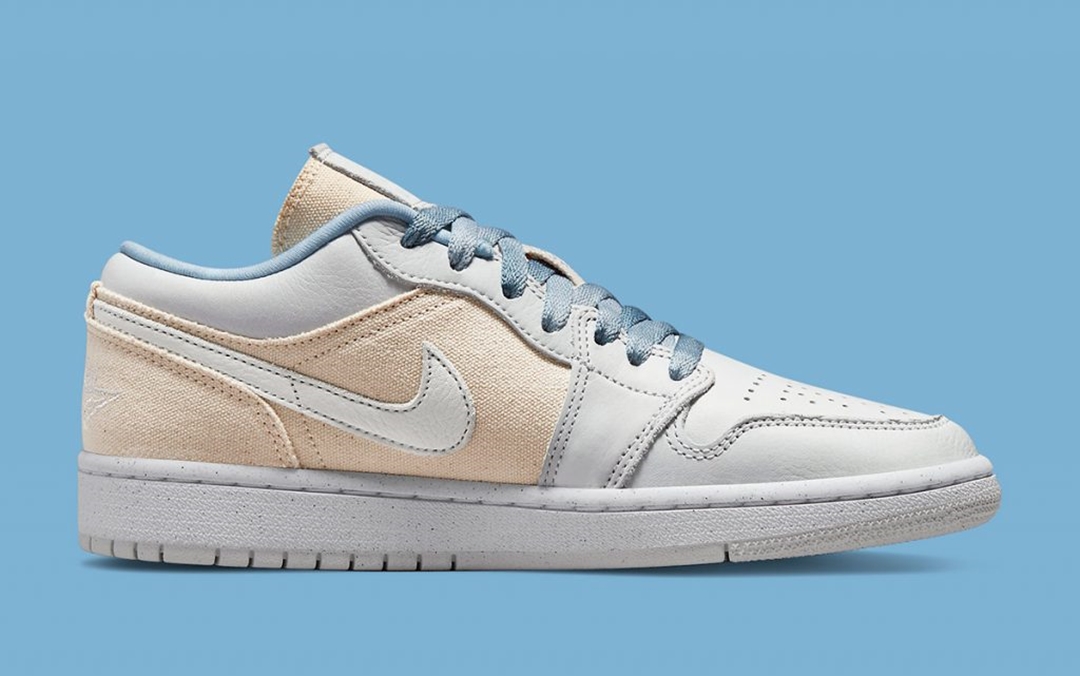 【国内 7/1 発売】ナイキ エア ジョーダン 1 ロー “キャンバス/ブルー” (NIKE AIR JORDAN 1 LOW “Canvas/Blue”) [DQ4151-500]