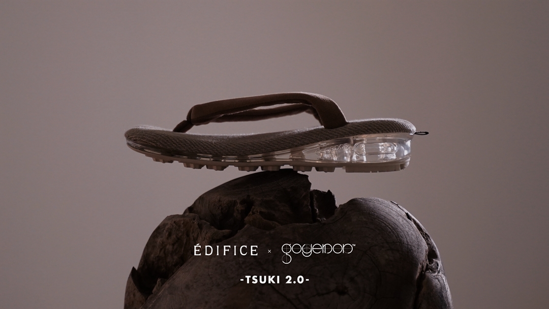 雪駄 × スニーカー「unda-雲駄-」 EDIFICE × goyemon -TSUKI 2.0-の22 S/Sモデルが3/19 10:00~予約販売開始 (エディフィス)