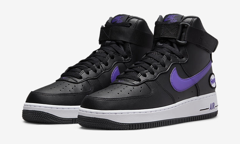 【国内 4/21 発売】ナイキ エア フォース 1 07 ハイ “フープス/ブラック/パープル” (NIKE AIR FORCE 1 07 HIGH “Hoops/Black/Purple”) [DH7453-001]