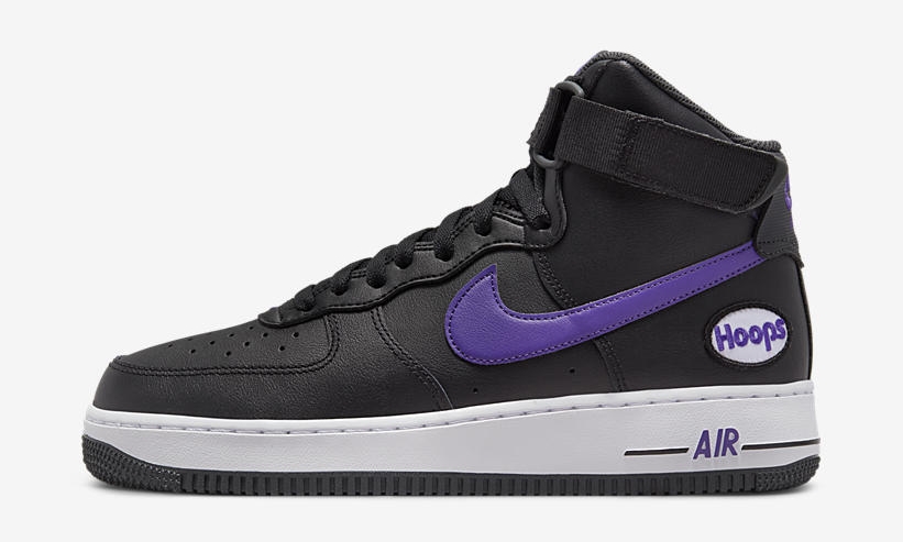 【国内 4/21 発売】ナイキ エア フォース 1 07 ハイ “フープス/ブラック/パープル” (NIKE AIR FORCE 1 07 HIGH “Hoops/Black/Purple”) [DH7453-001]