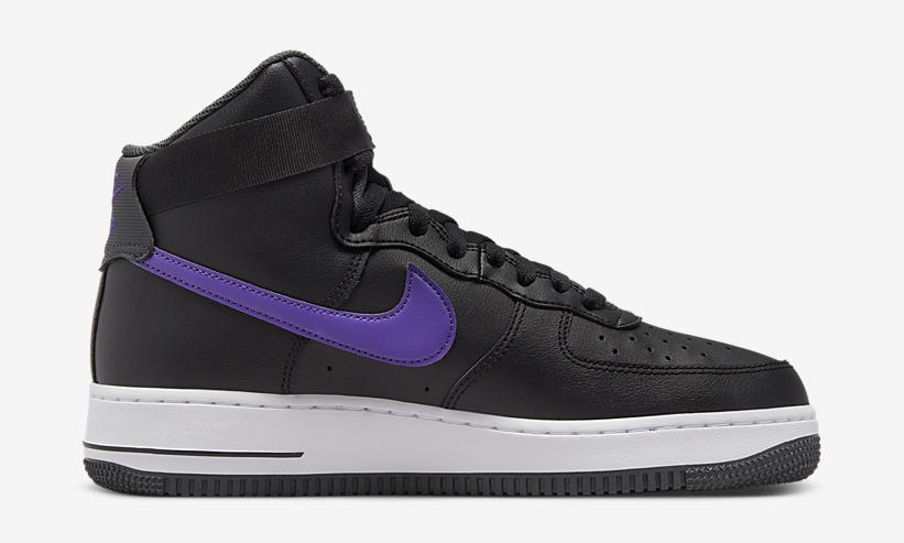 【国内 4/21 発売】ナイキ エア フォース 1 07 ハイ “フープス/ブラック/パープル” (NIKE AIR FORCE 1 07 HIGH “Hoops/Black/Purple”) [DH7453-001]