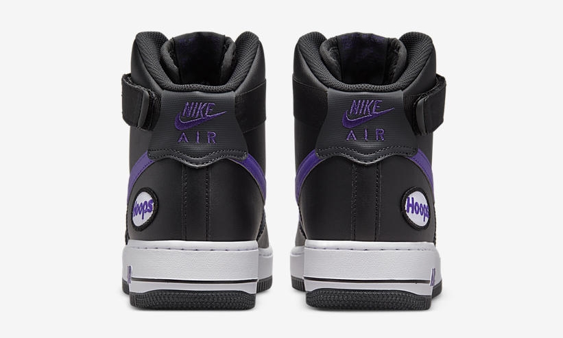 【国内 4/21 発売】ナイキ エア フォース 1 07 ハイ “フープス/ブラック/パープル” (NIKE AIR FORCE 1 07 HIGH “Hoops/Black/Purple”) [DH7453-001]