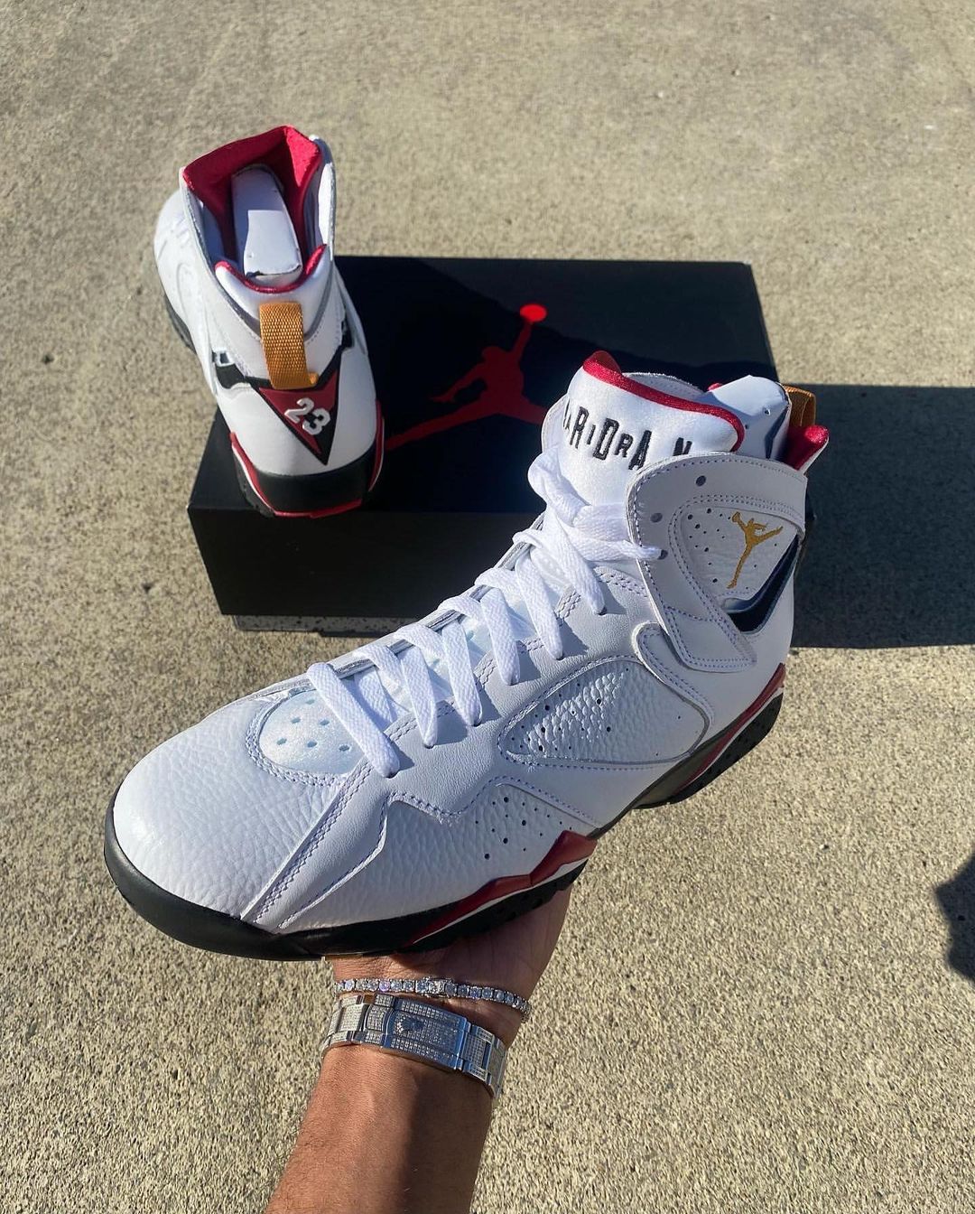 新品Air Jordan 7 Retro "Cardinal" 30.0cm