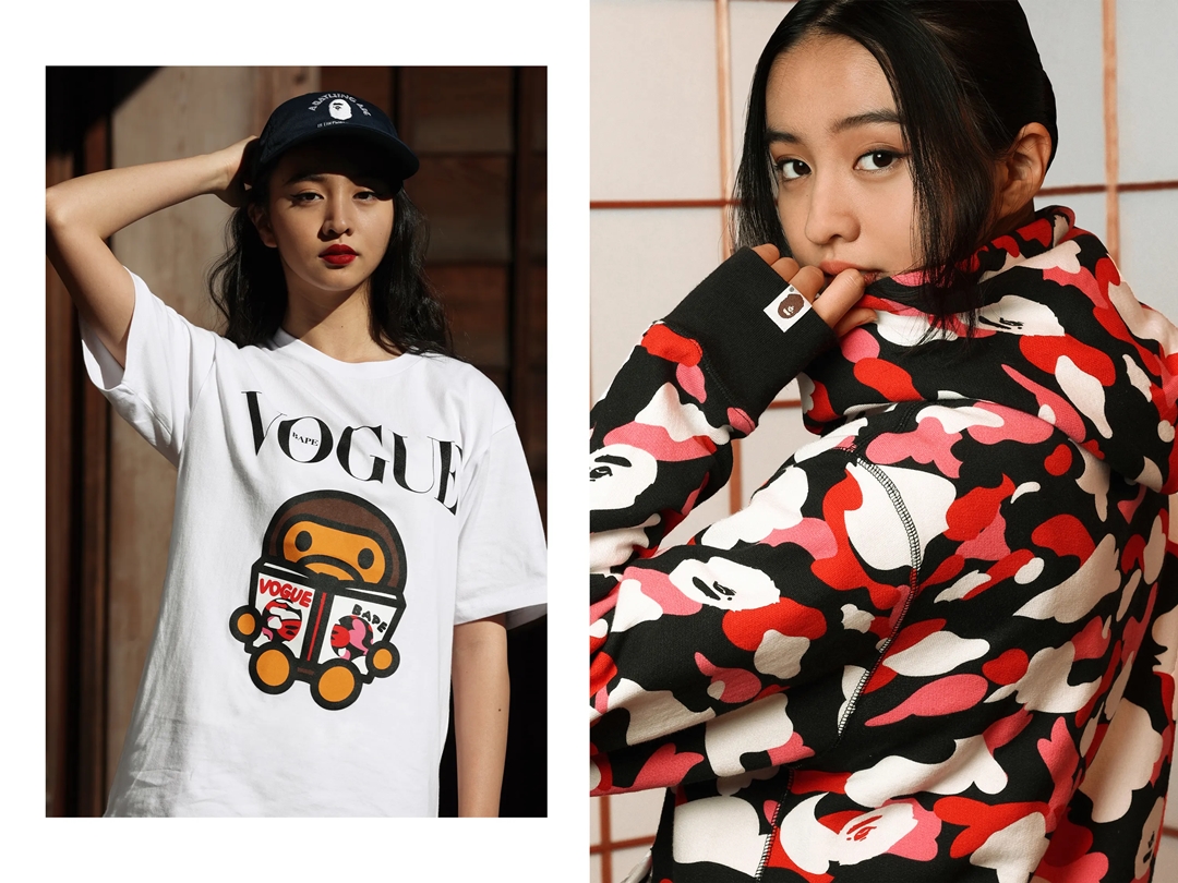 A BATHING APE × VOGUE コラボレーションが4/2 発売 (ア ベイシング エイプ ヴォーグ)