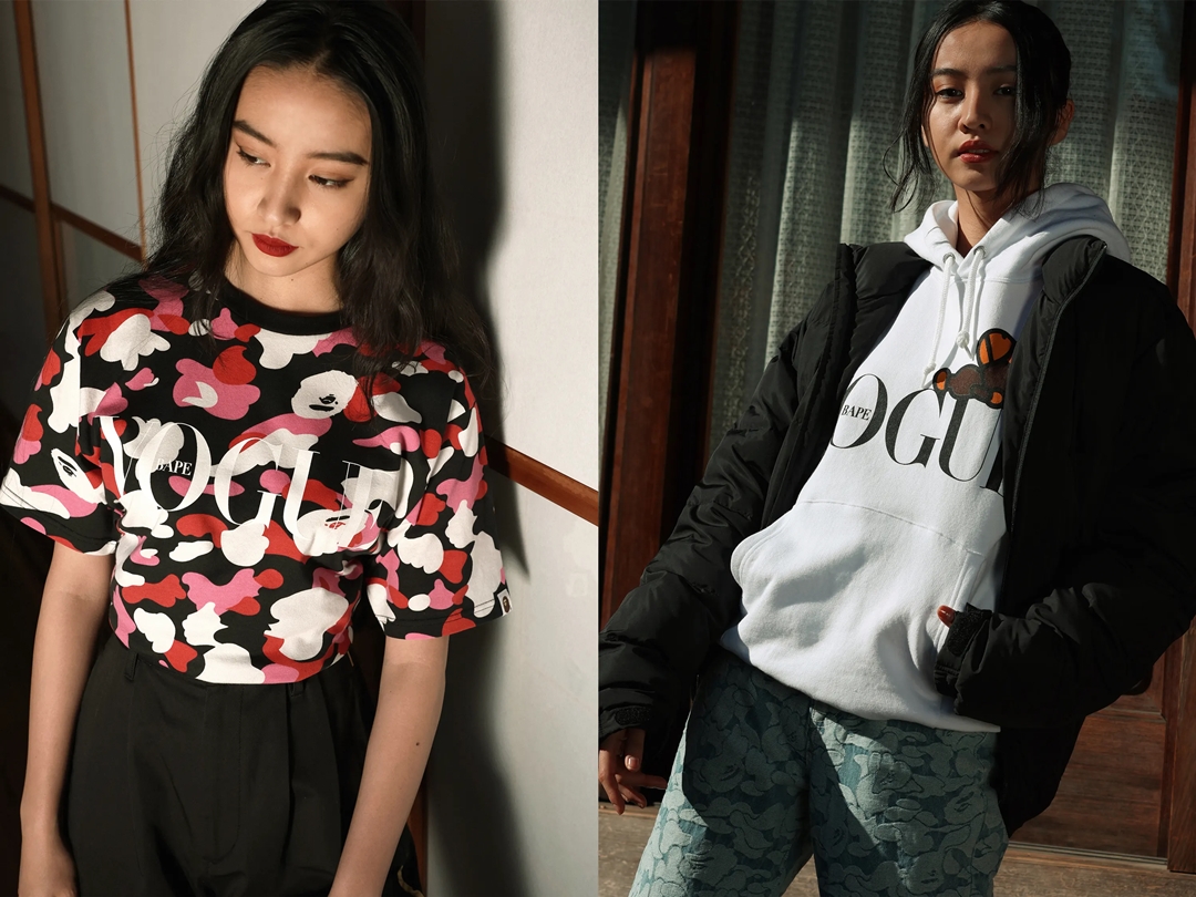 A BATHING APE × VOGUE コラボレーションが4/2 発売 (ア ベイシング エイプ ヴォーグ)