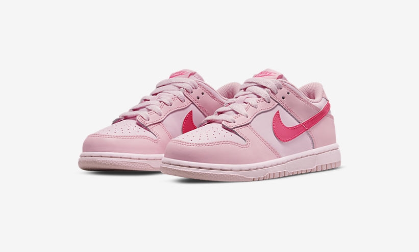 【国内 6/16 発売】ナイキ GS/PS ダンク ロー “トリプルピンク” (NIKE GS/PS DUNK LOW “Triple Pink”) [DH9765-600/DH9756-600]