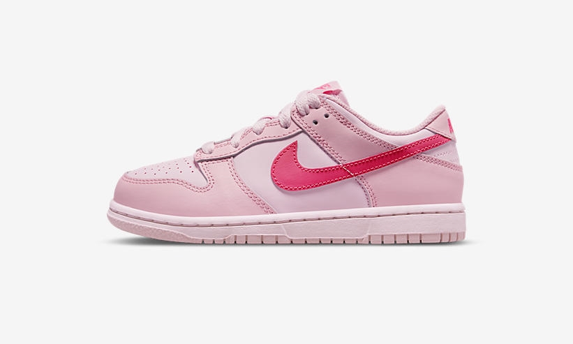 【国内 6/16 発売】ナイキ GS/PS ダンク ロー “トリプルピンク” (NIKE GS/PS DUNK LOW “Triple Pink”) [DH9765-600/DH9756-600]