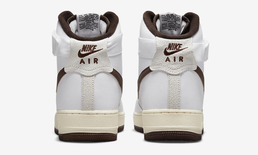 【国内 6/18 発売】ナイキ エア フォース 1 ハイ ビンテージ “ホワイト/チョコレート” (NIKE AIR FORCE 1 HIGH VINTAGE “White/Chocolate”) [DM0209-101]