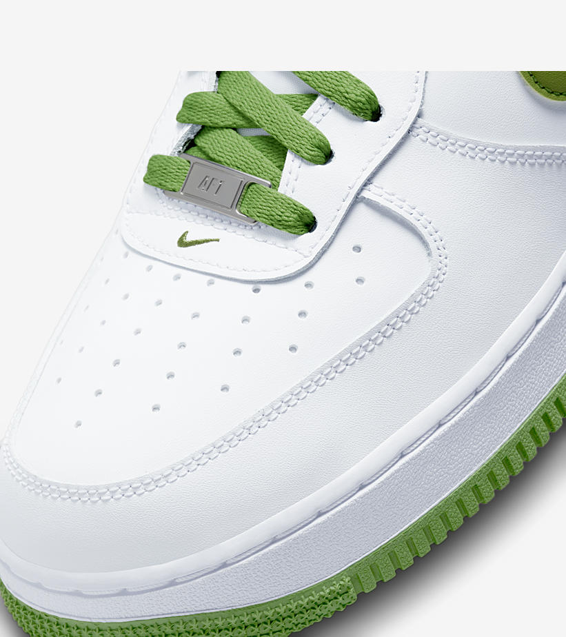 【国内 4/22 発売】ナイキ エア フォース 1 ロー “ホワイト/クロロフィル” (NIKE AIR FORCE 1 LOW “White/Chlorophyll”) [DH7561-105]