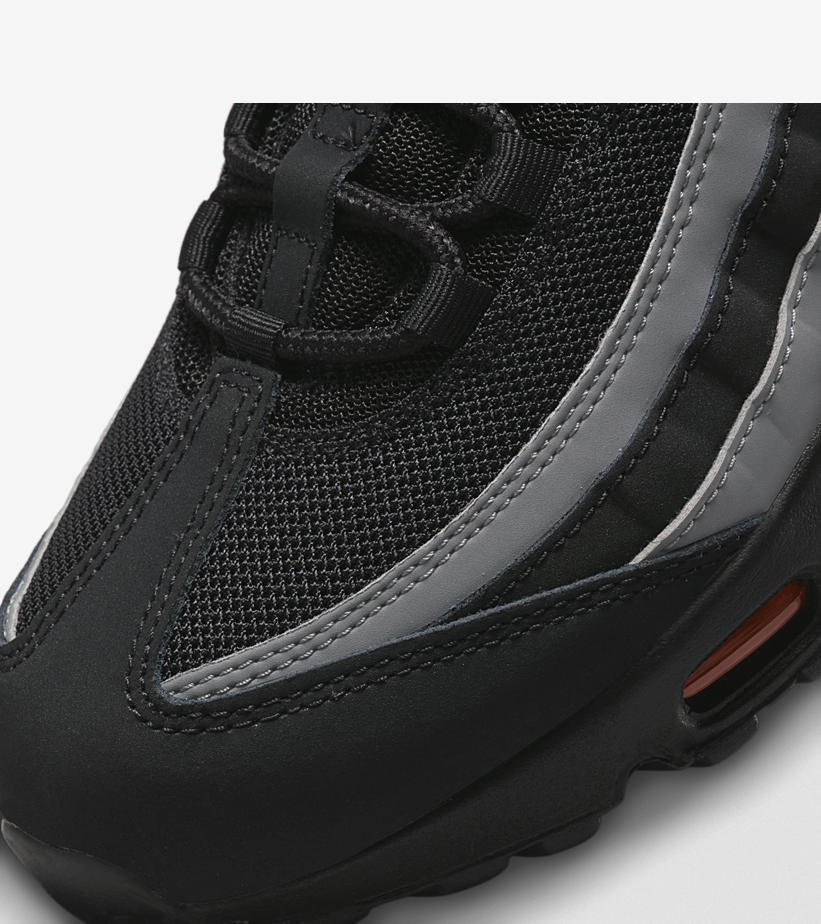 2022年 発売予定！ナイキ エア マックス 95 “ブラック/グレー/オレンジ” (NIKE AIR MAX 95 “Black/Grey/Orange”) [DX2657-001]