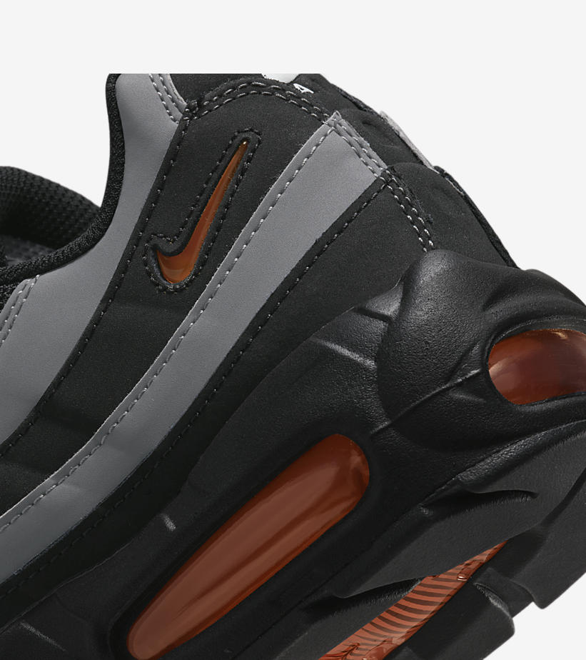 2022年 発売予定！ナイキ エア マックス 95 “ブラック/グレー/オレンジ” (NIKE AIR MAX 95 “Black/Grey/Orange”) [DX2657-001]