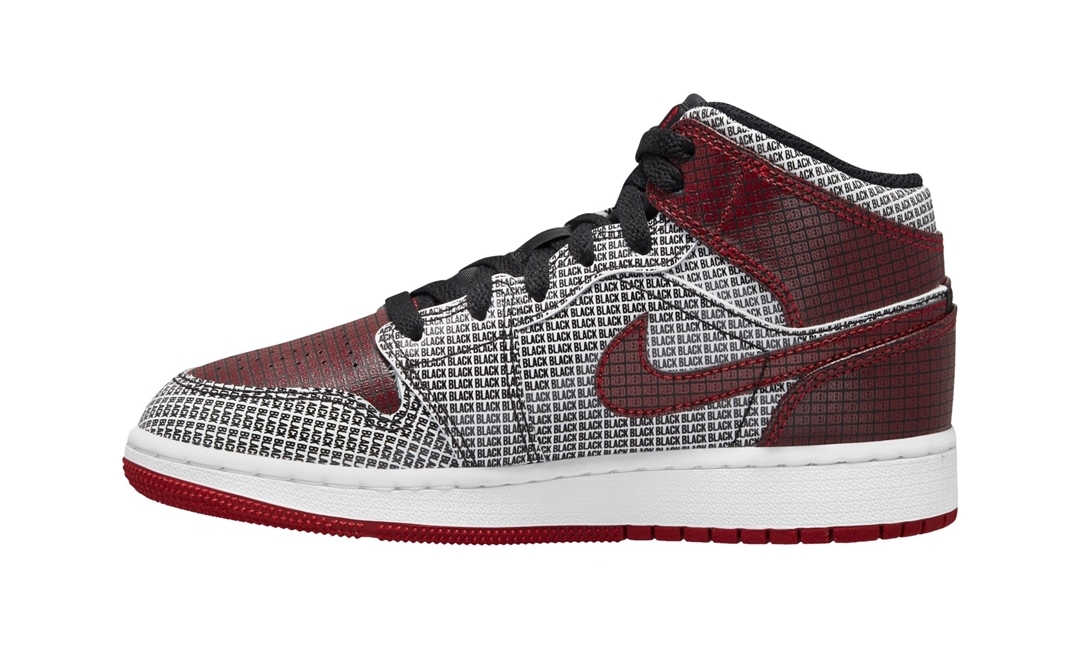 2022年 発売予定！ナイキ エア ジョーダン 1 ミッド “ブラック+レッド=ブレッド” (NIKE AIR JORDAN 1 MID “Black+Red=Bred”) [DM9650-001]