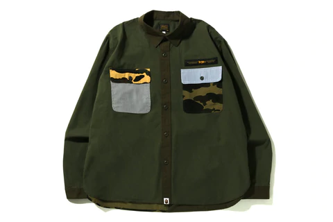 A BATHING APEを代表する1ST CAMO、ストライプ柄をミリタリーテイストに最構築した「MILITARY CRAZY PATTERN」が4/1、4/2 発売 (ア ベイシング エイプ)