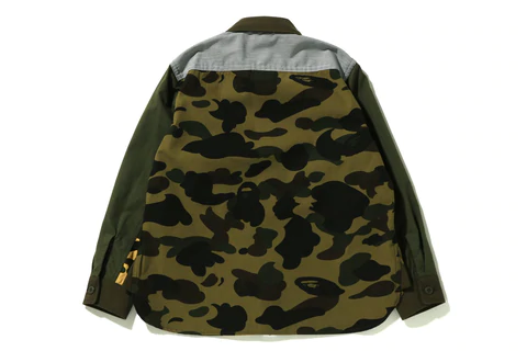 A BATHING APEを代表する1ST CAMO、ストライプ柄をミリタリーテイストに最構築した「MILITARY CRAZY PATTERN」が4/1、4/2 発売 (ア ベイシング エイプ)