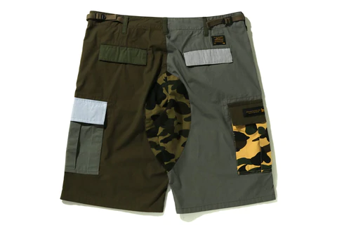 A BATHING APEを代表する1ST CAMO、ストライプ柄をミリタリーテイストに最構築した「MILITARY CRAZY PATTERN」が4/1、4/2 発売 (ア ベイシング エイプ)