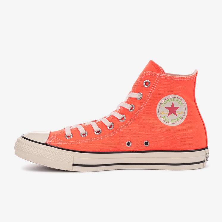 4月 発売！CONVERSE ALL STAR US NEONCOLORS OF HI アーカイブの「ON FIRE COLLECTION」をUSスペックでアップデート!直営店限定色有り (コンバース オールスター ネオンカラーズ)