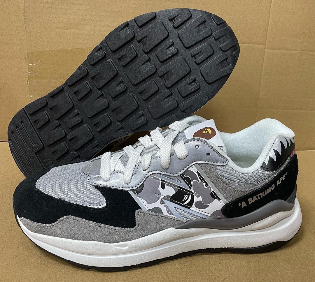 オンライン 7/27、店頭 7/30 発売！A BATHING APE × New Balance M5740 BPE/BPP (ア ベイシング エイプ ニューバランス)