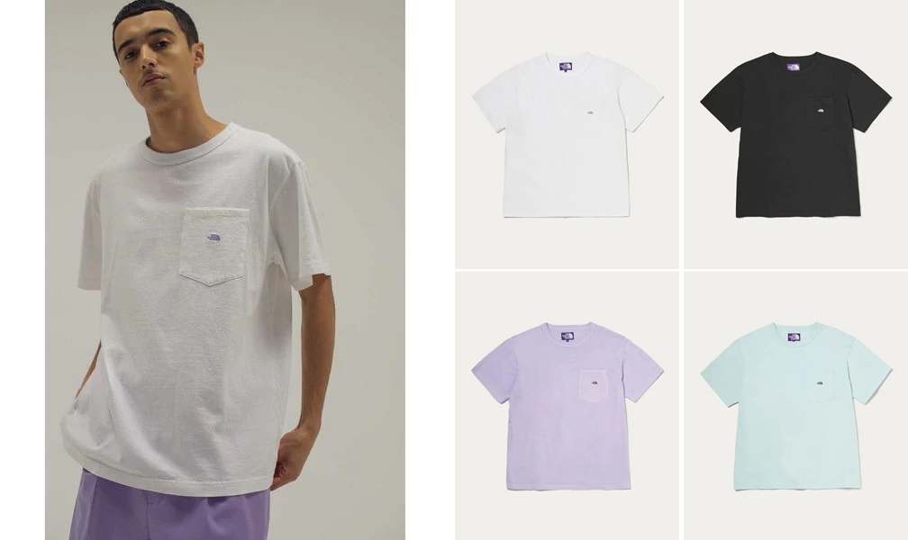 【2022 S/S】4月中旬発売！THE NORTH FACE PURPLE LABEL × monkey time 7oz POC TEE mtEX/Tシャツ (ザ・ノース・フェイス パープルレーベル モンキータイム)