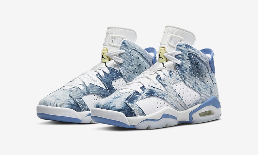 【国内 4/22 発売】ナイキ GS エア ジョーダン 6 “アシッド ウォッシュ デニム” (NIKE GS AIR JORDAN 6 “Acid Wash Denim”) [DM9045-100/DX6176-100]