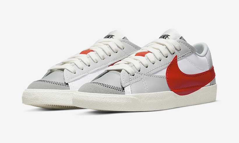 2022年 発売予定！ナイキ ブレーザー ロー 77 ジャンボ “ホワイト/グレー/レッド” (NIKE BLAZER LOW JUMBO 77 “White/Grey/Red”) [DQ8769-100]