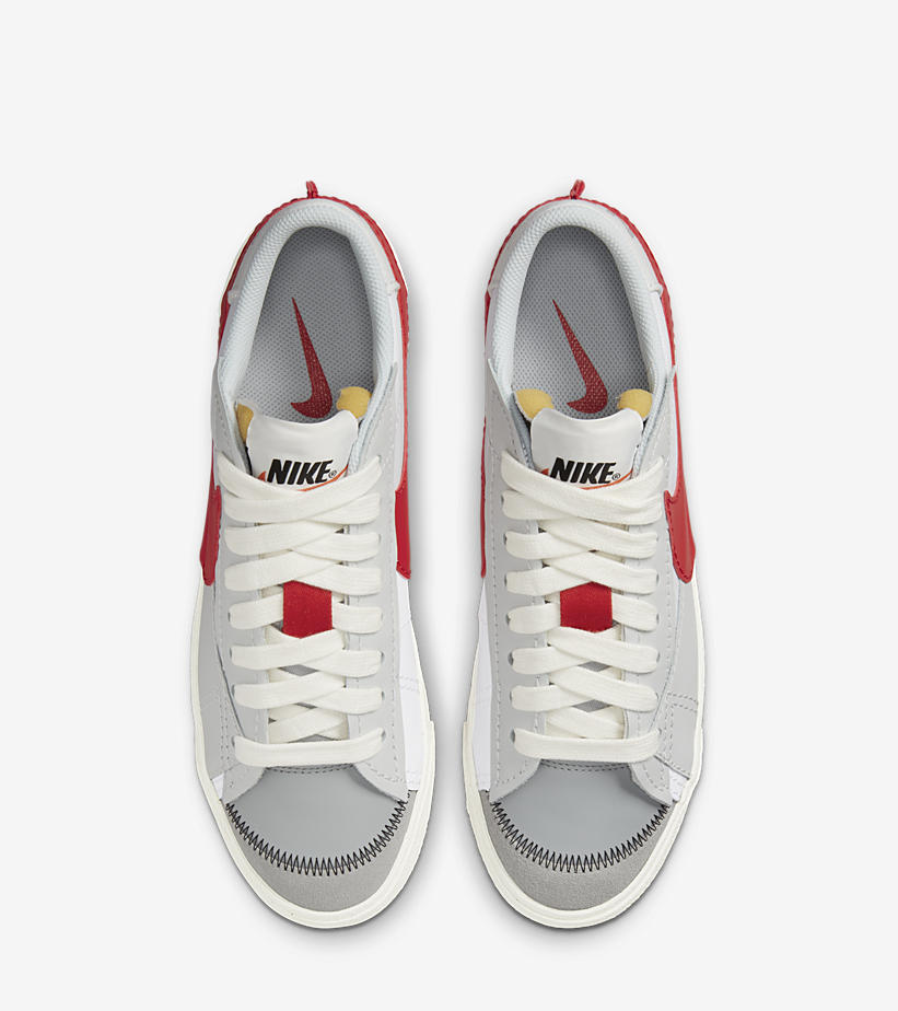 2022年 発売予定！ナイキ ブレーザー ロー 77 ジャンボ “ホワイト/グレー/レッド” (NIKE BLAZER LOW JUMBO 77 “White/Grey/Red”) [DQ8769-100]