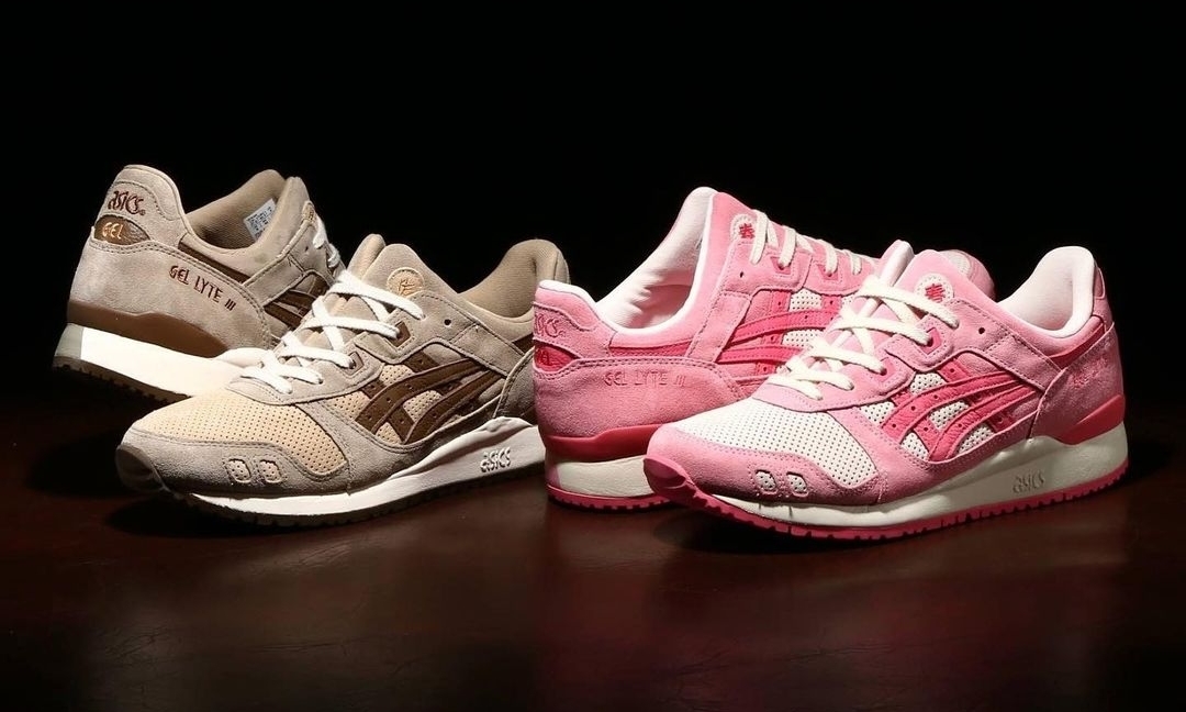 4/8 発売！ASICS GEL-LYTE III OG "WOOD CREPE/BLOSSOM PINK" (アシックス ゲルライト 3) [1201A444.200/1201A444.701]