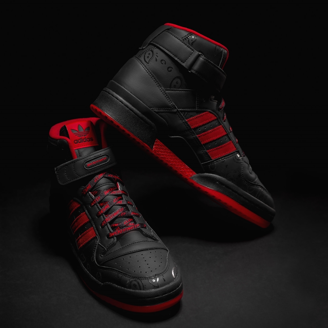 海外限定 4/8 発売！KSI × adidas Originals FORUM HI “Black/Red” (アディダス オリジナルス フォーラム ハイ)