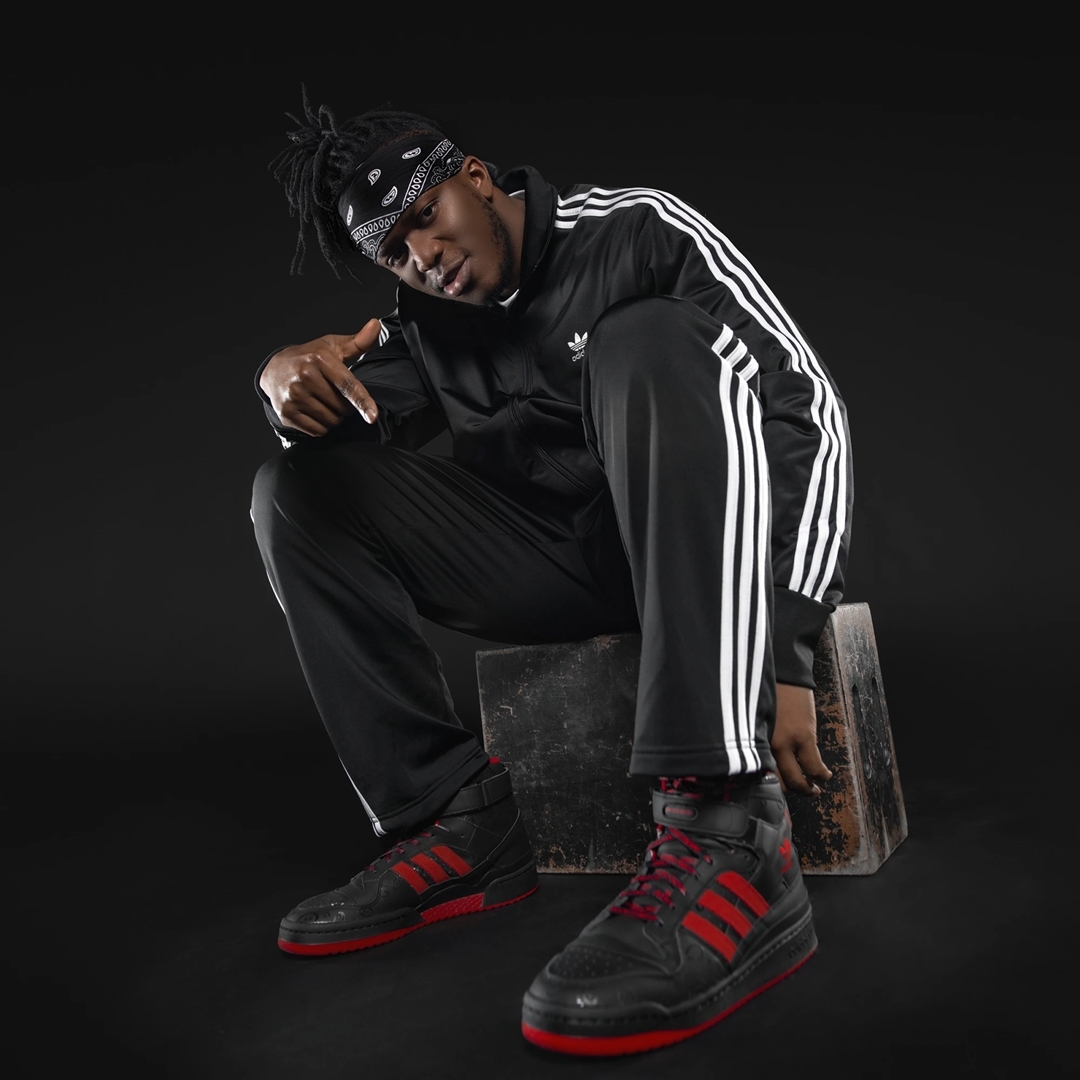 海外限定 4/8 発売！KSI × adidas Originals FORUM HI “Black/Red