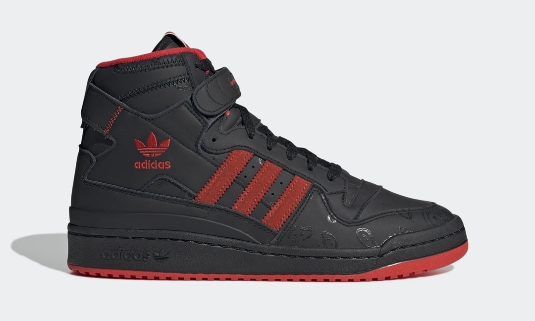 海外限定 4/8 発売！KSI × adidas Originals FORUM HI “Black/Red” (アディダス オリジナルス フォーラム ハイ)