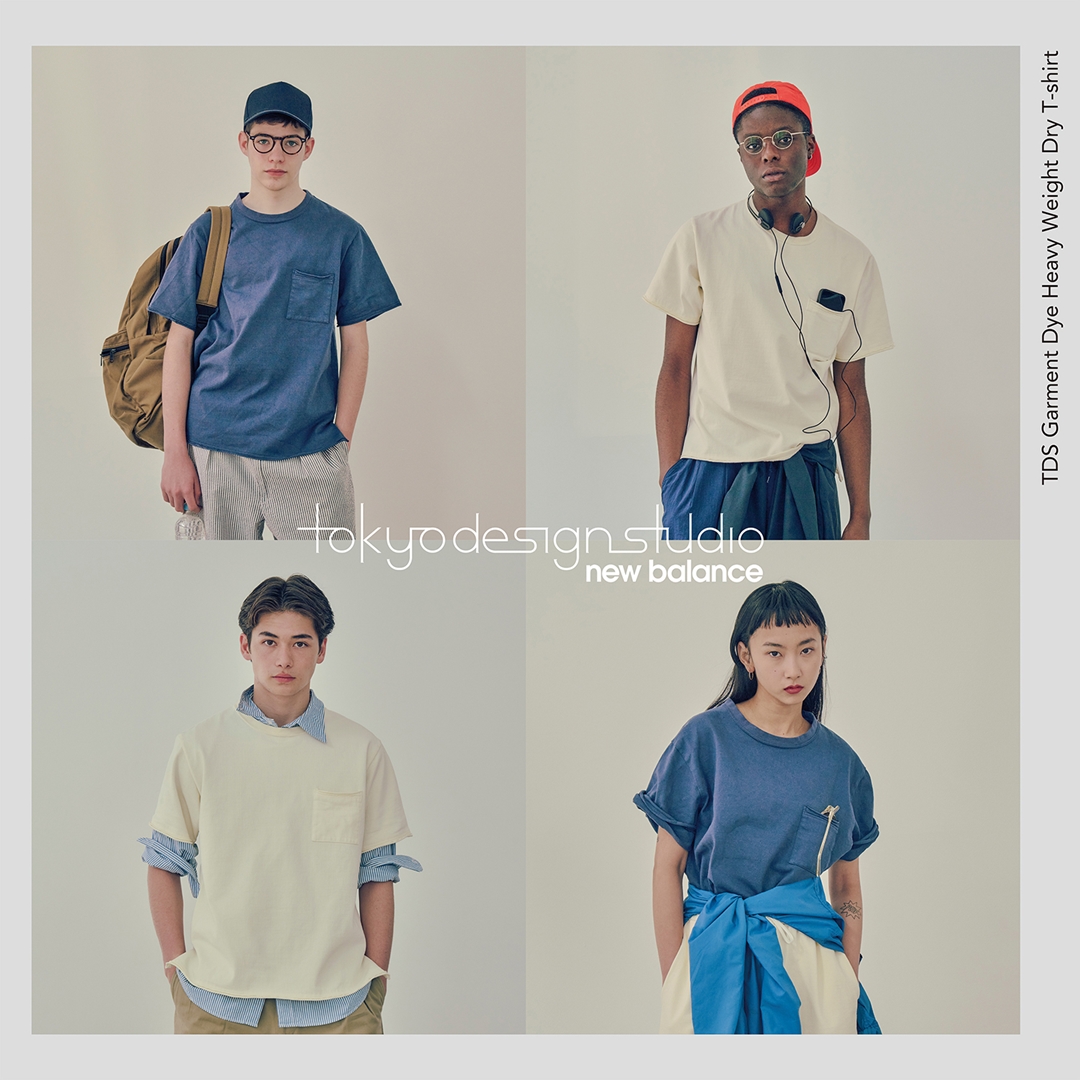 TOKYO DESIGN STUDIO New BalanceからGarment Dye Heavy Weight Dry tee/shortsが4/8 発売 (トウキョウ デザイン スタジオ ニューバランス)