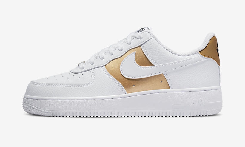 2022年 発売予定！ナイキ エア フォース 1 ロー “ホワイト/メタリックゴールド” (NIKE AIR FORCE 1 LOW “White/Metallic Gold”) [DD8959-105]