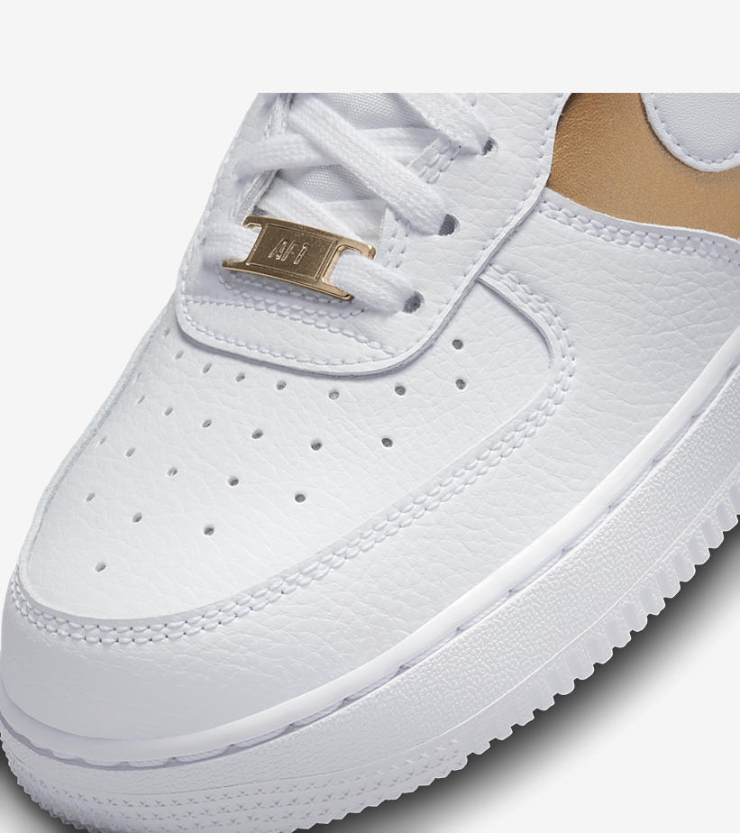 2022年 発売予定！ナイキ エア フォース 1 ロー “ホワイト/メタリックゴールド” (NIKE AIR FORCE 1 LOW “White/Metallic Gold”) [DD8959-105]