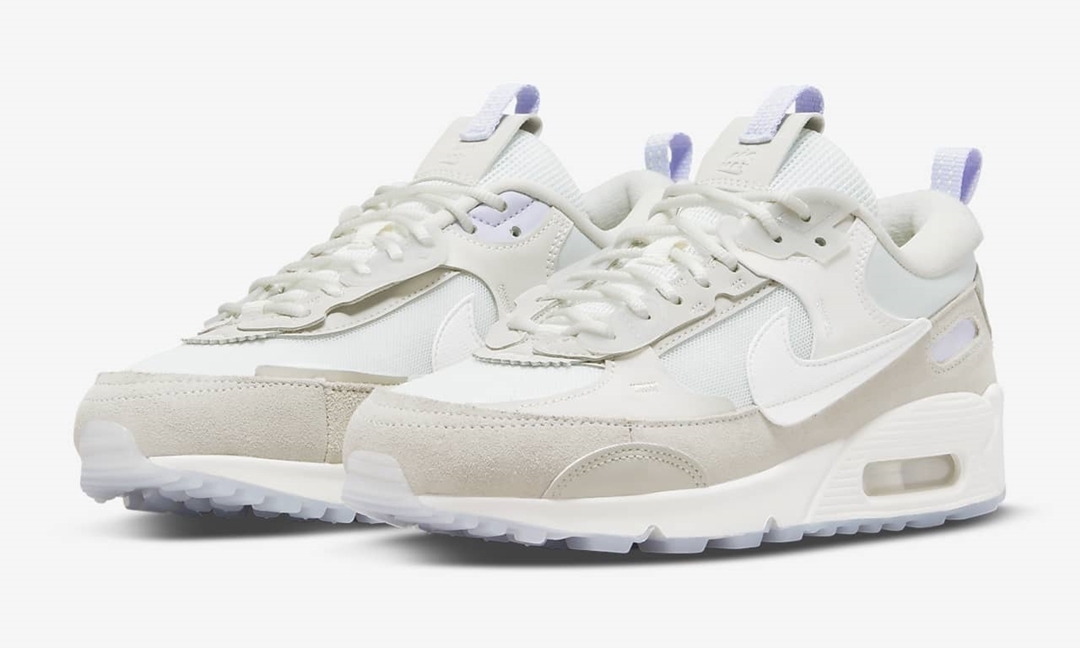 【国内 5/28 発売】ナイキ エア マックス 90 フューチュラ “サミットホワイト/ライトボーン” (NIKE AIR MAX 90 FUTURA “Summit White/Light Bone”) [DM9922-102]