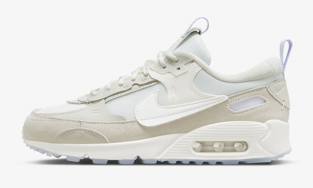 【国内 5/28 発売】ナイキ エア マックス 90 フューチュラ “サミットホワイト/ライトボーン” (NIKE AIR MAX 90 FUTURA “Summit White/Light Bone”) [DM9922-102]