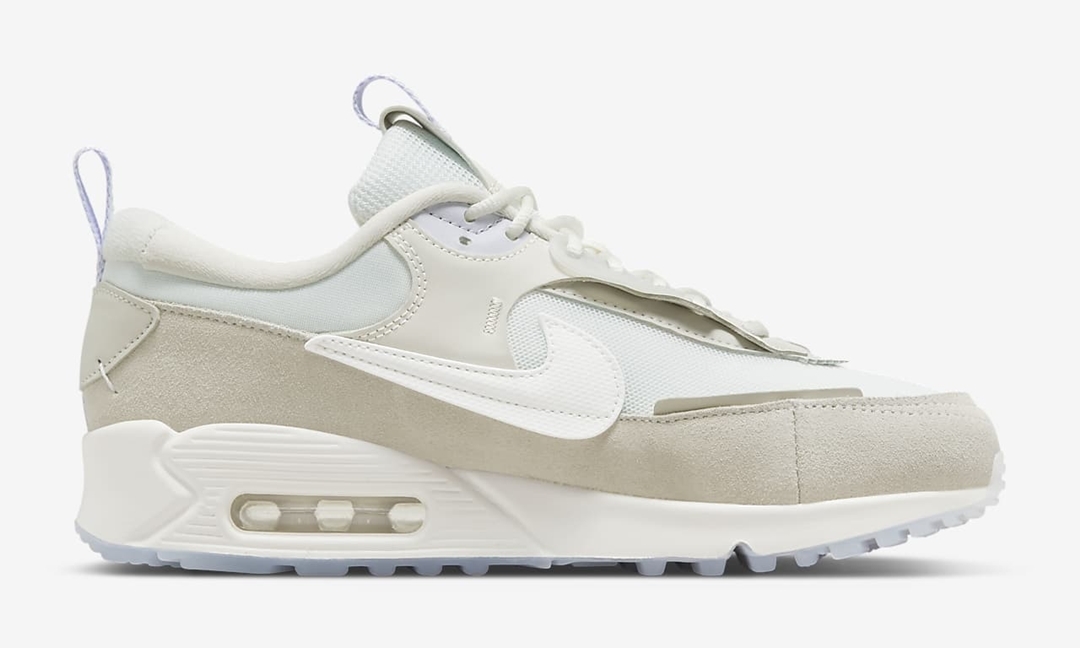 【国内 5/28 発売】ナイキ エア マックス 90 フューチュラ “サミットホワイト/ライトボーン” (NIKE AIR MAX 90 FUTURA “Summit White/Light Bone”) [DM9922-102]