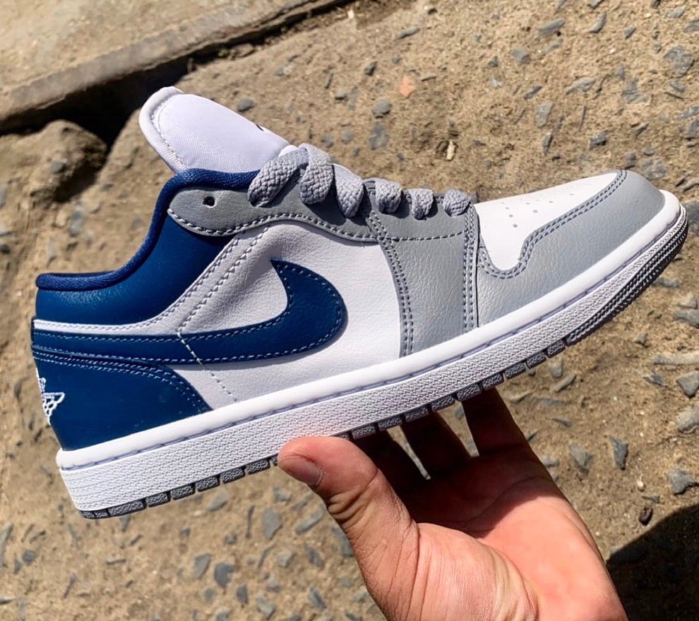 2022年 発売予定！ナイキ エア ジョーダン 1 ロー “ホワイト/ブルー/グレー” (NIKE AIR JORDAN 1 LOW “White/Blue/Grey”)