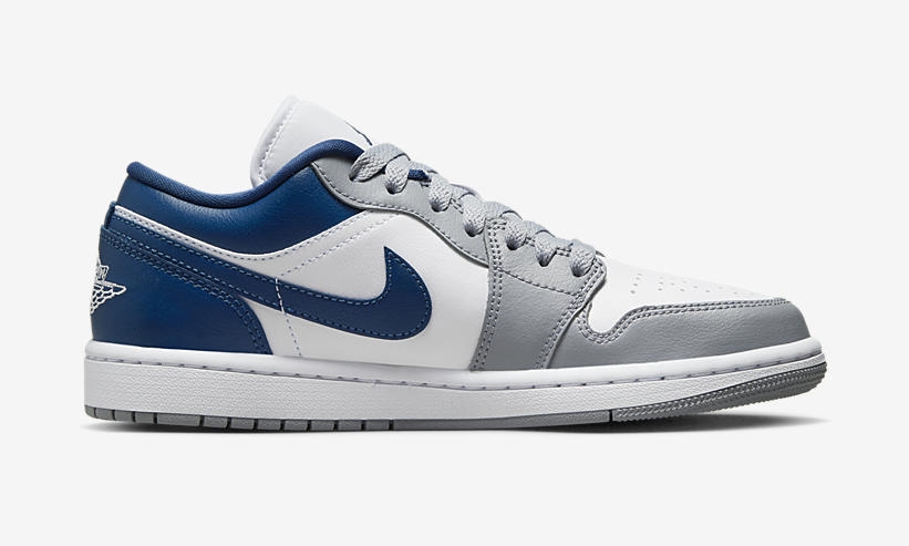 【国内 7/11 発売】ナイキ ウィメンズ エア ジョーダン 1 ロー “ホワイト/ブルー/グレー” (NIKE WMNS AIR JORDAN 1 LOW “White/Blue/Grey”) [DC0774-042]