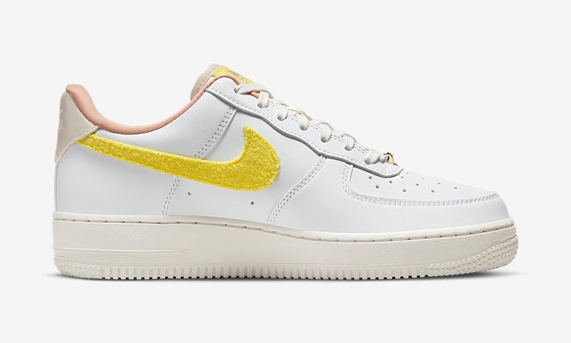 6月 発売予定！ナイキ ウィメンズ エア フォース 1 ロー “ホワイト/イエローストライク” (NIKE WMNS AIR FORCE 1 LOW “White/Yellow Strike”) [DV2183-100]