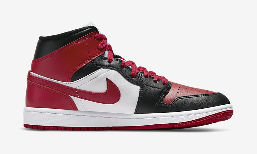 【国内 7/22 発売】ナイキ ウィメンズ エア ジョーダン 1 ミッド “ブレッドトゥ” (NIKE WMNS AIR JORDAN 1 MID “Bred Toe”) [BQ6472-079]