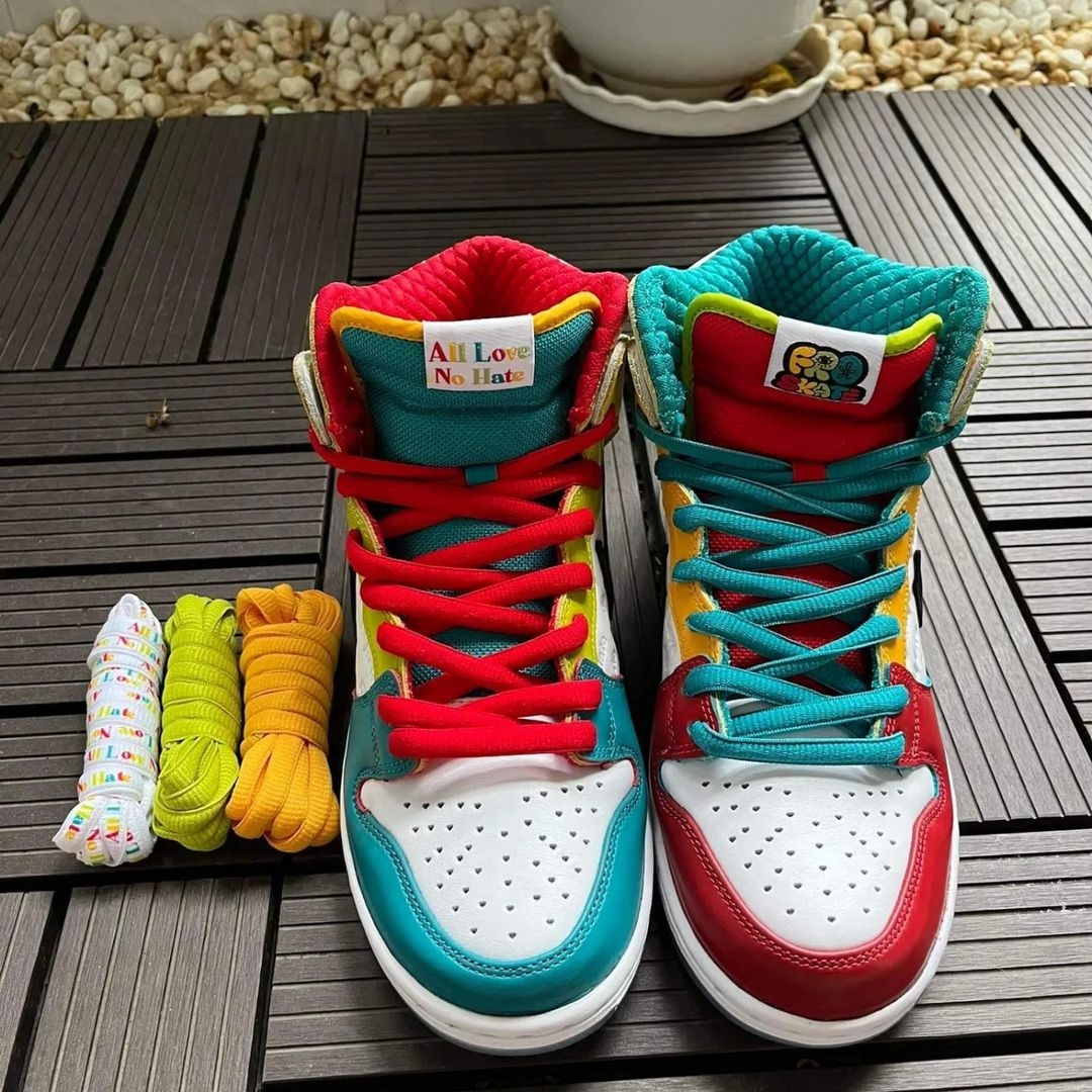 【国内 8/13、8/15 発売】froSkate × NIKE SB DUNK HIGH PRO QS “All Love No Hate” (ナイキ SB ダンク ハイ プロ) [DH7778-100]