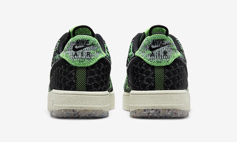 2022年 発売予定！ナイキ エア フォース 1 ロー クレーター フライニット “ブラック/ボルト” (NIKE AIR FORCE 1 LOW CRATER FLYKNIT “Black/Volt”) [DM0590-002]