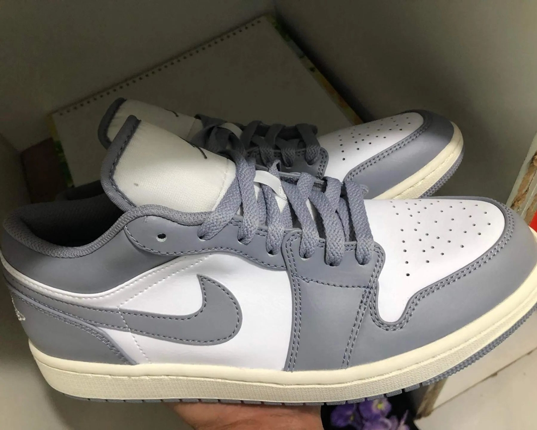 2022年 発売予定！ナイキ エア ジョーダン 1 ロー “スモークグレー/ホワイト/セイル” (NIKE AIR JORDAN 1 LOW “Smoke Grey/White/Sail”)